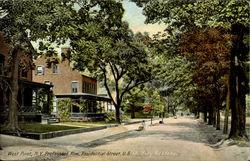 Professors Row, Residential Street,U.S. West Point, NY Postcard Postcard