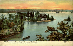 Picturesque America, Thousand Island Postcard