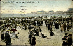 Far From The City'S Heat, The Beach Postcard