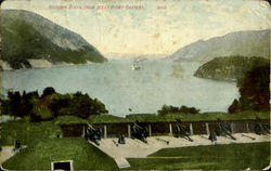 Hudson River From West Point Battery Postcard