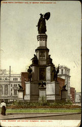 Soldiers' And Sailors' Monument Postcard