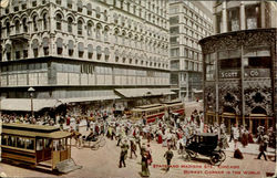 State And Madison Sts Postcard