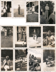 Set of 12 Snapshots Women, Mill Valley Picnic California Original Photograph Original Photograph Original Photograph