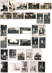 Lot of 30: Family Snapshots 1943 San Francisco, Los Angeles Original Photograph