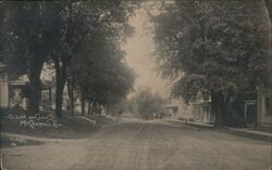 Scene on Clay St. Mt. Carroll IL Mount Carroll, IL Postcard Postcard Postcard