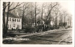 Ravine Ave - Lake Bluff Homes Postcard