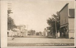 Main Street, Wausaukee, Wisconsin Postcard Postcard Postcard