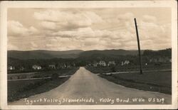 Tygart Valley Homesteads, Valley Bend, WV Postcard