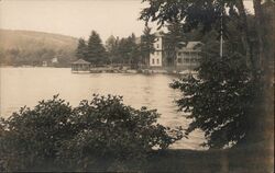 Pine Grove Springs Hotel, Lake Spofford, NH Postcard