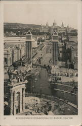 1929 Barcelona International Exposition, Spain Postcard