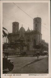 Iglesia San Nicolás, Barranquilla, Colombia Postcard