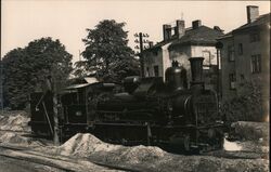 ČSD 444 029 Steam Locomotive, Ústí nad Labem Austria? Postcard