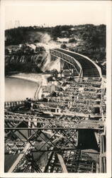 View From Top of Cantilever Span Bay Bridge San Francisco, CA Postcard Postcard Postcard