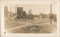 View of RR, St. Clair, MO Postcard