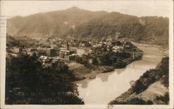 Pikeville, KY - Bird's-Eye View Kentucky Postcard Postcard Postcard