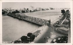 Cairo - Imbac Bridge and Corniche Egypt Africa Postcard Postcard Postcard