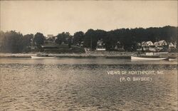 Views of Northport, Maine from Bayside Postcard