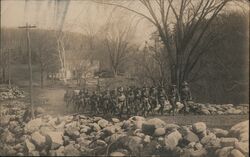 Company K, 2nd Infantry, Vermont National Guard WWI-era Postcard Postcard Postcard