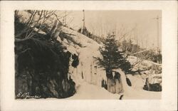 Icy Cliffside Treadwell, AK Canada E.R. James Postcard Postcard Postcard