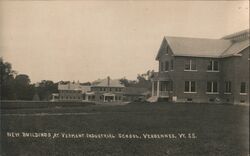 New Buildings at Vermont Industrial School, Vergennes Postcard