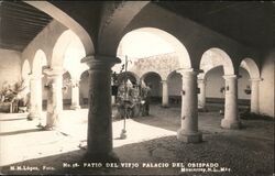 Patio del Viejo Palacio del Obispado Postcard