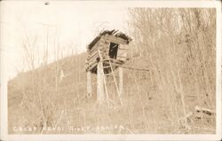 Cache Kenai River, Alaska - Elevated Hunting Shack Postcard