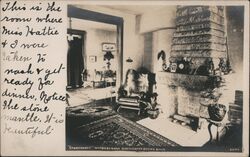 Stonehurst, Waldens Ridge Gentlemen's Sitting Room Tennessee Postcard Postcard Postcard