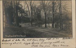 The Bend Of The Road, Real Photo Postcard Cornwall, NY Postcard Postcard