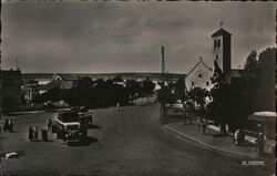 Oued Zem, Place de l'Eglise Morocco Postcard Postcard Postcard