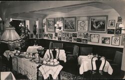 Restaurant Madeleine et Gaston George Interior View Postcard