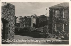 Rear of Academy Building, Phillips Exeter Academy, Exeter NH New Hampshire Postcard Postcard Postcard