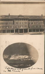 Profile House and Grounds from Cannon on Mt. Cannon Postcard