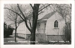 First Baptist Church, Timber Lake, SD Postcard