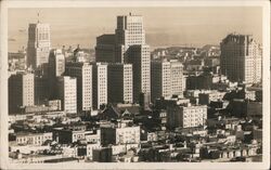 City Skyline, San Francisco California Postcard Postcard Postcard