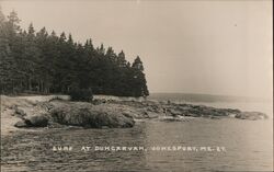 Surf at Dungarvan, Jonesport, Maine Postcard Postcard Postcard