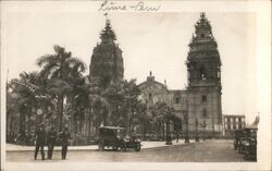 Cathedral and Plaza at Lima, Peru Postcard