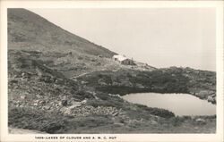 Lakes of Clouds and A. M. C. Hut Postcard