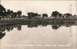 Reflections at Memorial Field, David City, Nebraska Postcard Postcard Postcard