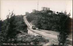 Vigia del Pto. de Mazatlan, Sin., Mex. Postcard