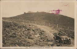 Summit from Carriage Rd., Mt. Washington NH Postcard