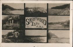 Spiritwood Lake, North Dakota - Multi-View Postcard Postcard Postcard