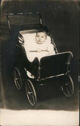 Baby in a Pram Postcard