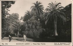 Plaza San Martin, Buenos Aires Postcard