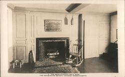 Revolutionary Relic Room, Antiquarian Society, Concord, MA Postcard