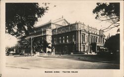 Teatro Colon, Buenos Aires Postcard