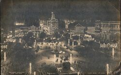 Plaza Mayo, Buenos Aires at Night Postcard