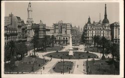 Plaza de Mayo, Buenos Aires Postcard