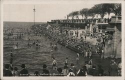 Buenos Aires Balneario Municipal Beach Postcard