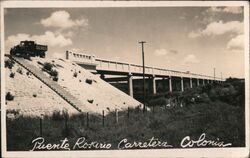 Puente Rosario Carretera Colonia Postcard