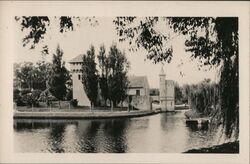 Scene in Urbano Park, Montevideo, Uruguay Postcard